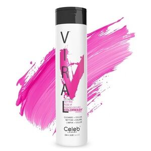 Celeb Luxury Viral Extreme Hot Pink Color Wash Shampoo 8.5 Oz